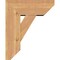 Ekena Millwork Traditional Slat Smooth Bracket w/ Offset Brace, Western Red Cedar, 7 1/2"W x 18"D x 22"H BKT0806X18X22TRA06SWR - alternate 2